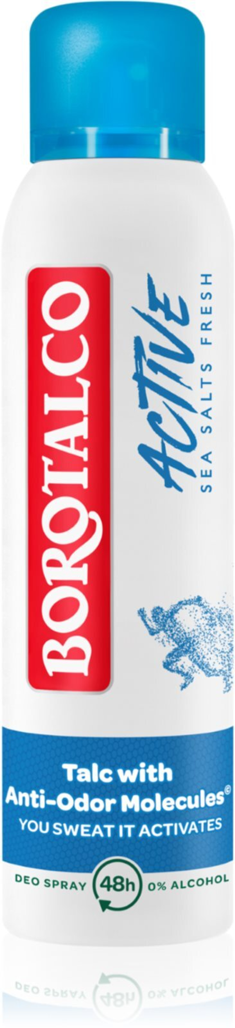 Borotalco Active Sea Salts - дезодорант-спрей 48-часовой эффект /   150  ml  / GTIN 8002410043594