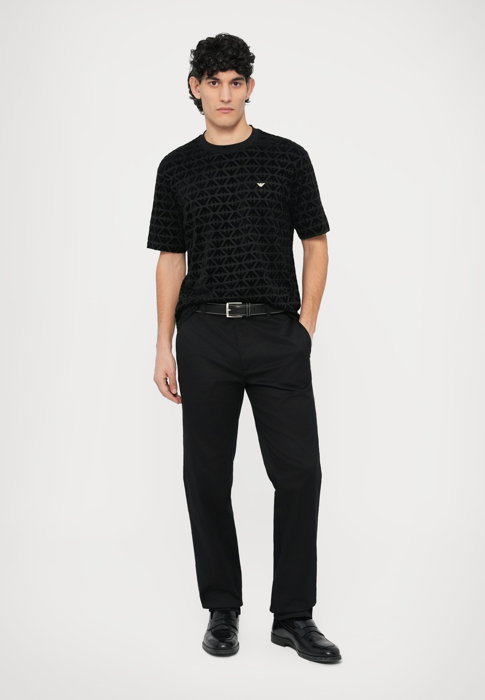 Emporio Armani Футболка с принтом - Чёрный
