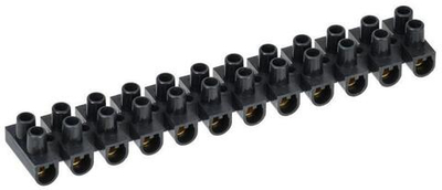 Колодка клеммная полистирол ЗВИ-5 н/г 1.5-4.0кв.мм черн. (блист.2шт) IEK UZV5-005-04-2