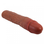Реалистичная насадка на пенис Stevenson (20,5 см) коричневая