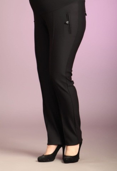 Брюки классика из вискозы для беременных черные, размеры 44,46,50