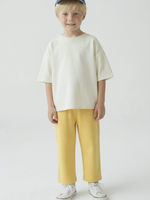 Брюки детские POINT желтый/молочный