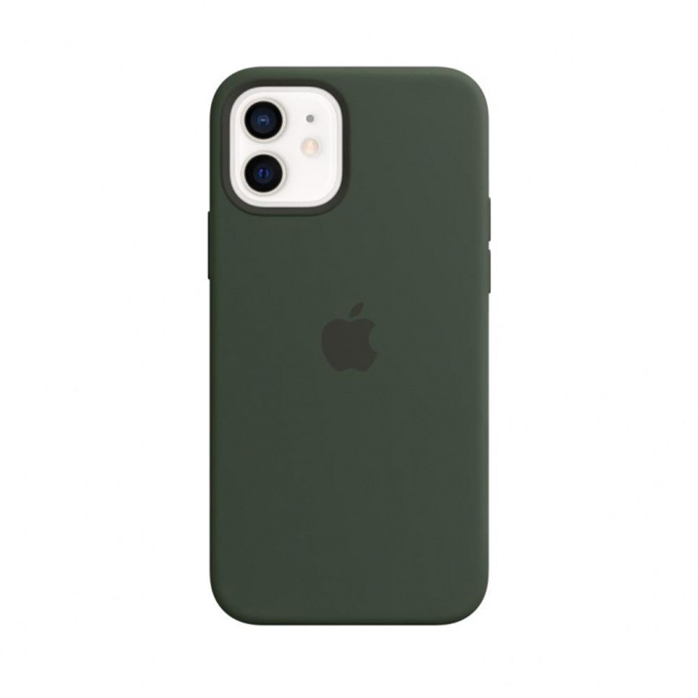 Чехол для iPhone Apple iPhone 12/12 Pro Silicone Case Dark Green