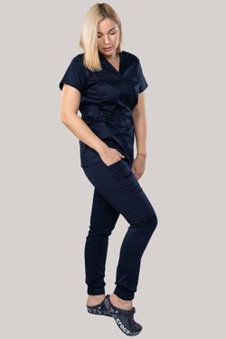 Костюм медицинский женский 386 СИНИЙ