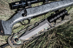 Нож выживания Survivalist Z AUS-8 Gray Titanium Serrated