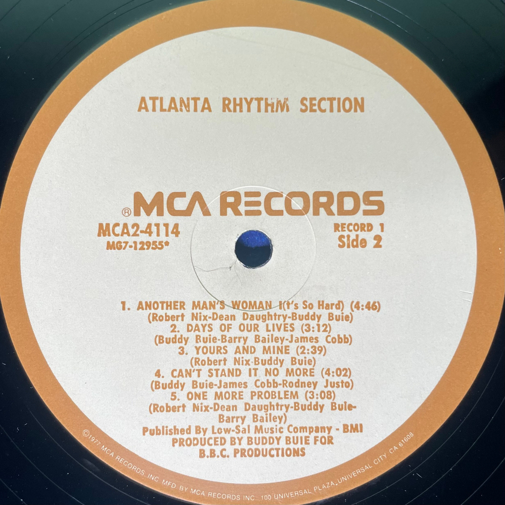 Atlanta Rhythm Section ‎– Atlanta Rhythm Section 2LP (США 1977г.)
