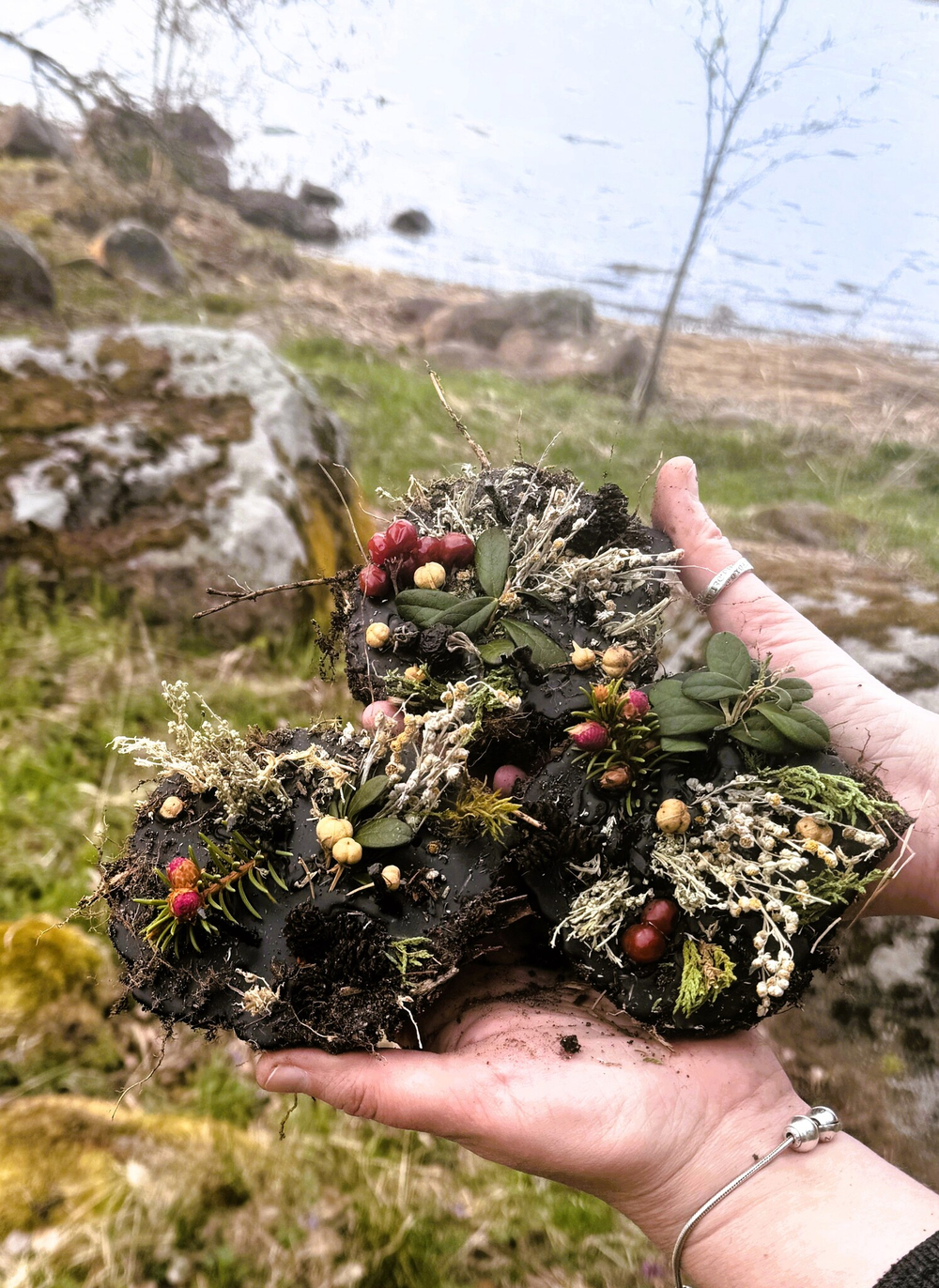 Земляная Свеча. Средняя Черная. Материализация. Очищение и Гармония + ПОДАРОК