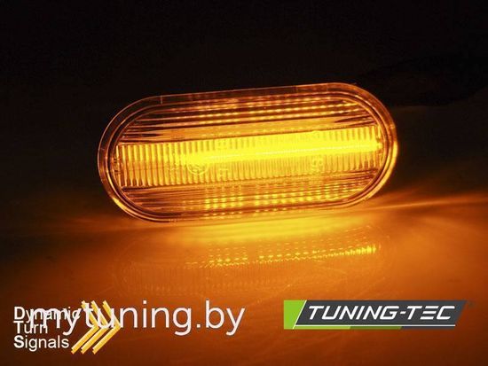 Повторители поворота WHITE LED SEQ для VW GOLF 4 / BORA 95- / GOLF 3 95-/ IBIZA 95 -99/ TOLEDO
