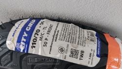 44711-K1Y-J11. TIRE, FR. (MICHELIN) (110/70-14 M/C 50P). HONDA