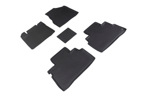 Резиновые коврики с высоким бортом для Nissan Murano III 2016-н.в., Seintex.87650