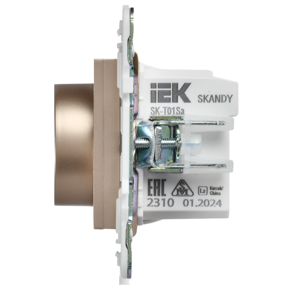 SKANDY Термостат электронный с индикацией SK-T01Sa песочный IEK