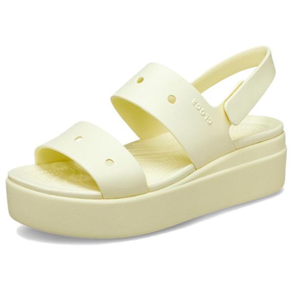 Crocs BROOKLYN Пляжные сандалии Желто-кремовый Женские