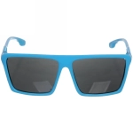 Очки солнцезащитные детские «Мода», однотонные, глянцевые, форма прямоугольная, микс 6 цветов