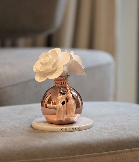 Sensual Camelia, ароматический диффузор с необычными палочками, Chando