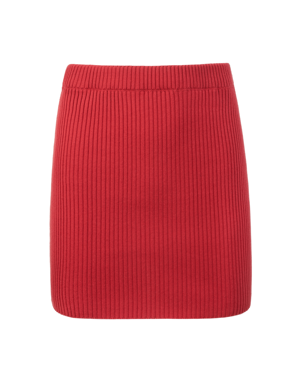 Юбка мини вязаная