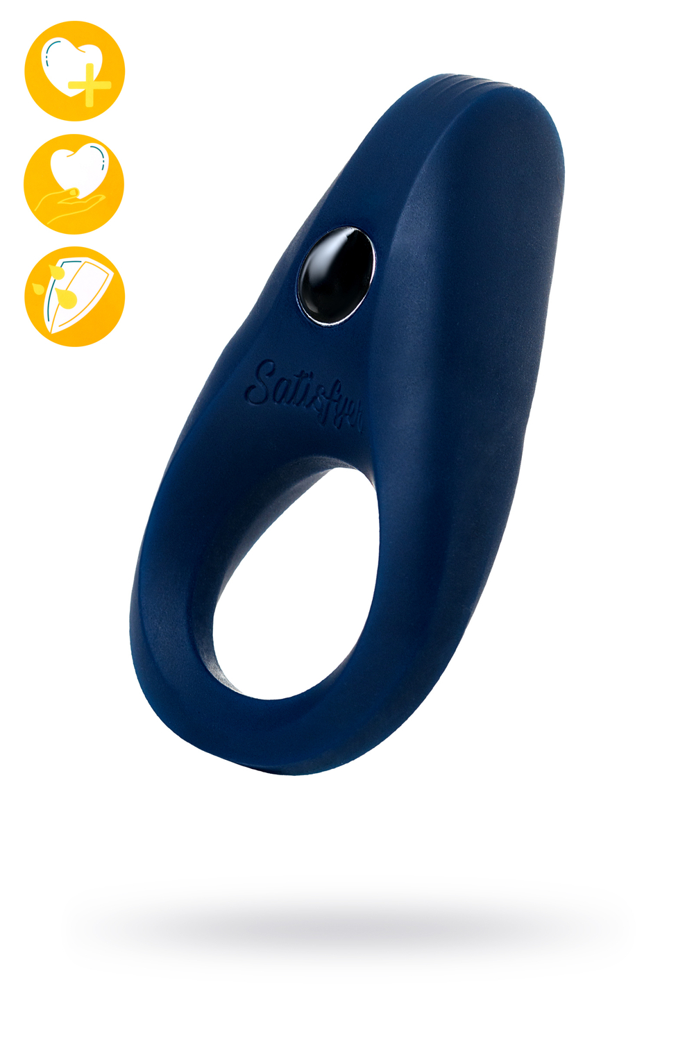 Эрекционное кольцо на пенис Satisfyer Rings синее 7,5 см