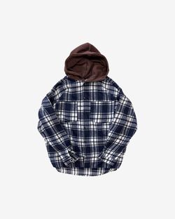 Рубашка Клетка Brownhood Сине-Белая