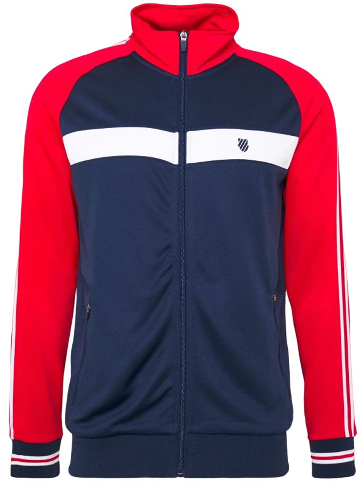 Мужская кофта теннисная K-Swiss Tac Heritage Sport Tracksuit Jacket M - navy/red