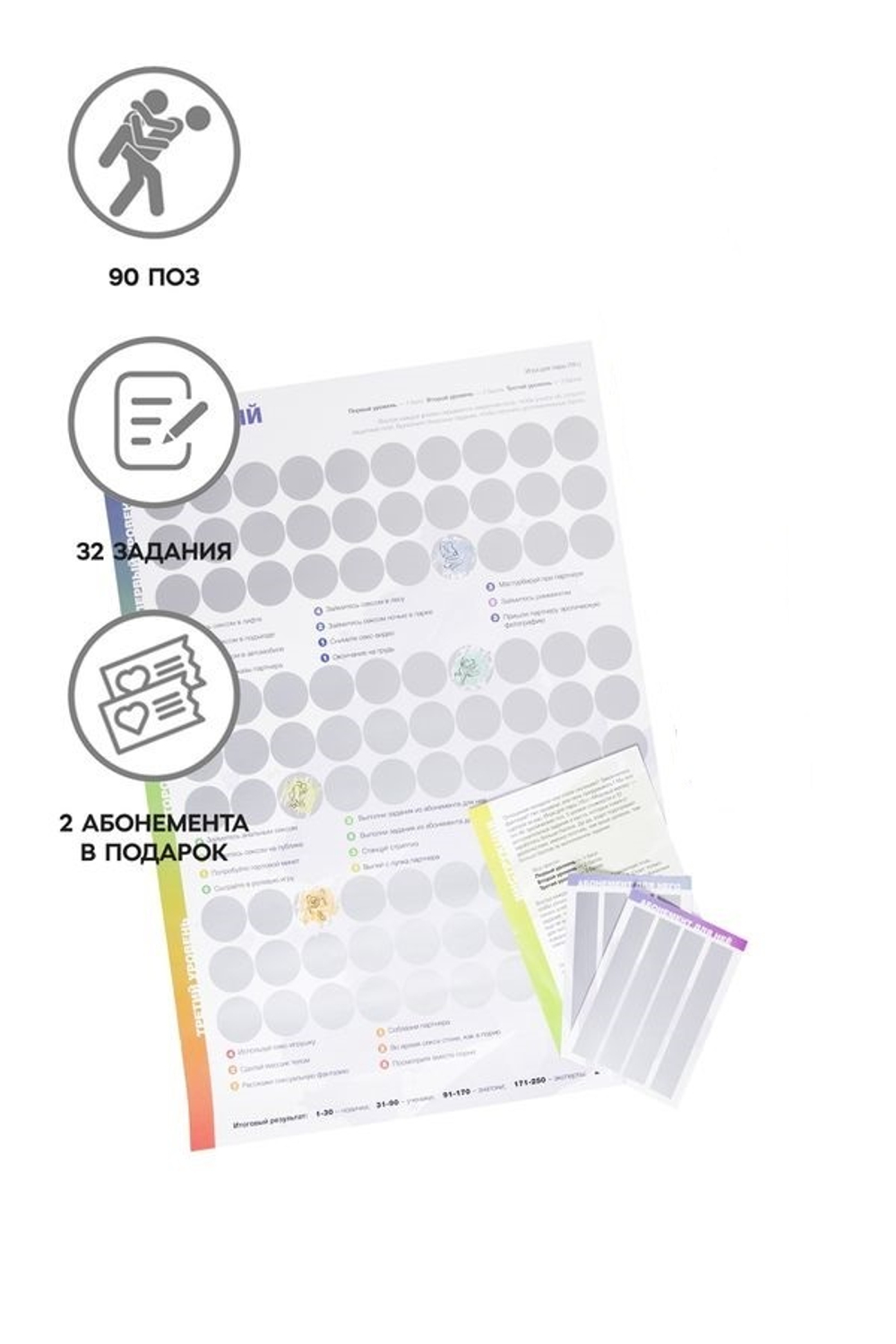 Игра Скретч плакат Медовый месяц Доктор Любви