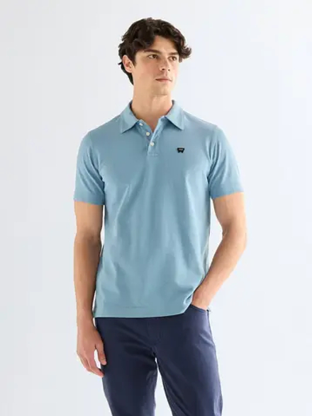 Поло мужское WRANGLER POLO SHIRT CAPTAINS BLUE