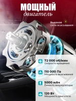 Пылесос автомобильный, беспроводной