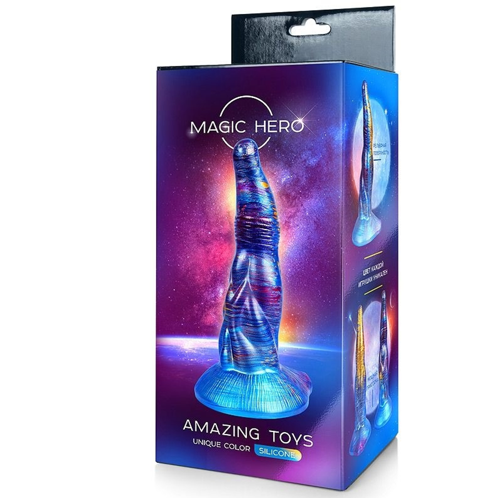 Фаллоимитатор с присоской Magic Hero разноцветный 23 см