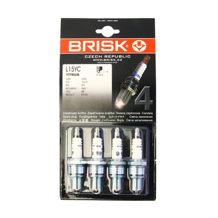 Свечи зажигания комплект BRISK Super L15YC 0001 ВАЗ-2101