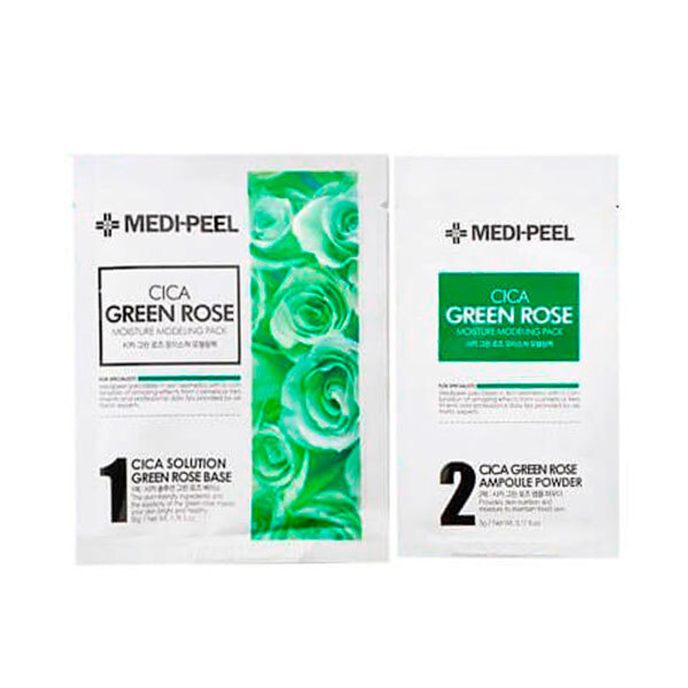 MEDI-PEEL Альгинатная моделирующая маска с розой и центеллой Cica Green Rose Modeling Pack