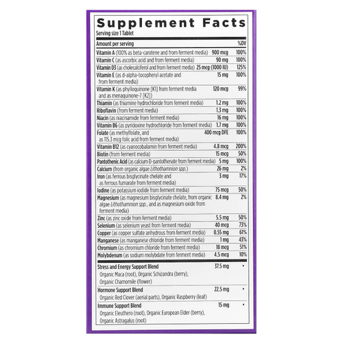 New Chapter, One Daily Every Woman's, мультивитамины, 72 вегетарианские таблетки