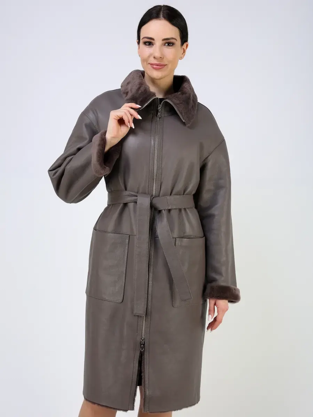 Дубленка зимняя натуральная