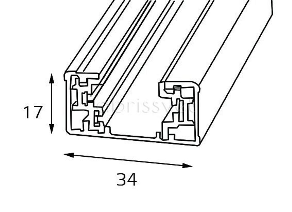 Трек накладной Italline WSO WSO 16 white