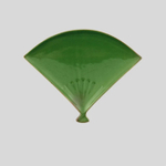 Блюдо веер 21,5х27,5 см зелёное 22766 Kyoto