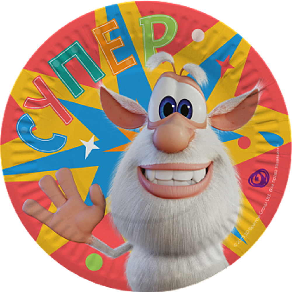 Тарелки Супер Буба 6 шт. (7''/18 см)