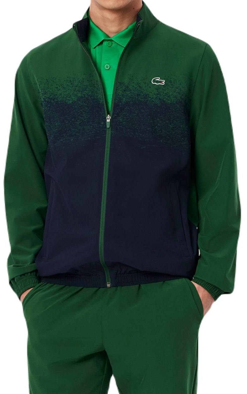 Мужской теннисный костюм Lacoste Tennis x Novak Djokovic - зеленый