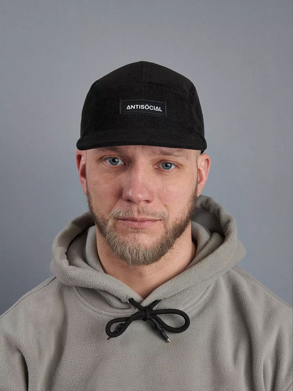 Кепка Antisocial 5 panel Velvet Черная