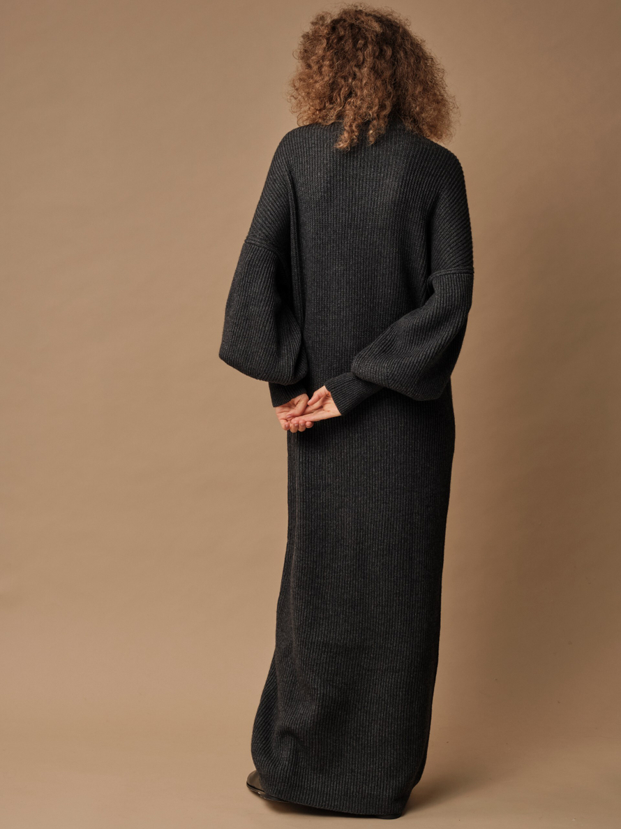 D0341-8101 Платье dbr, антрацит