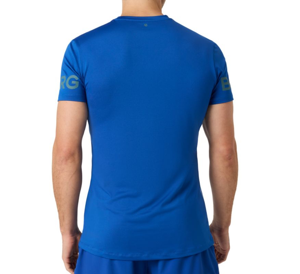 Мужская теннисная футболка Björn Borg - monaco blue