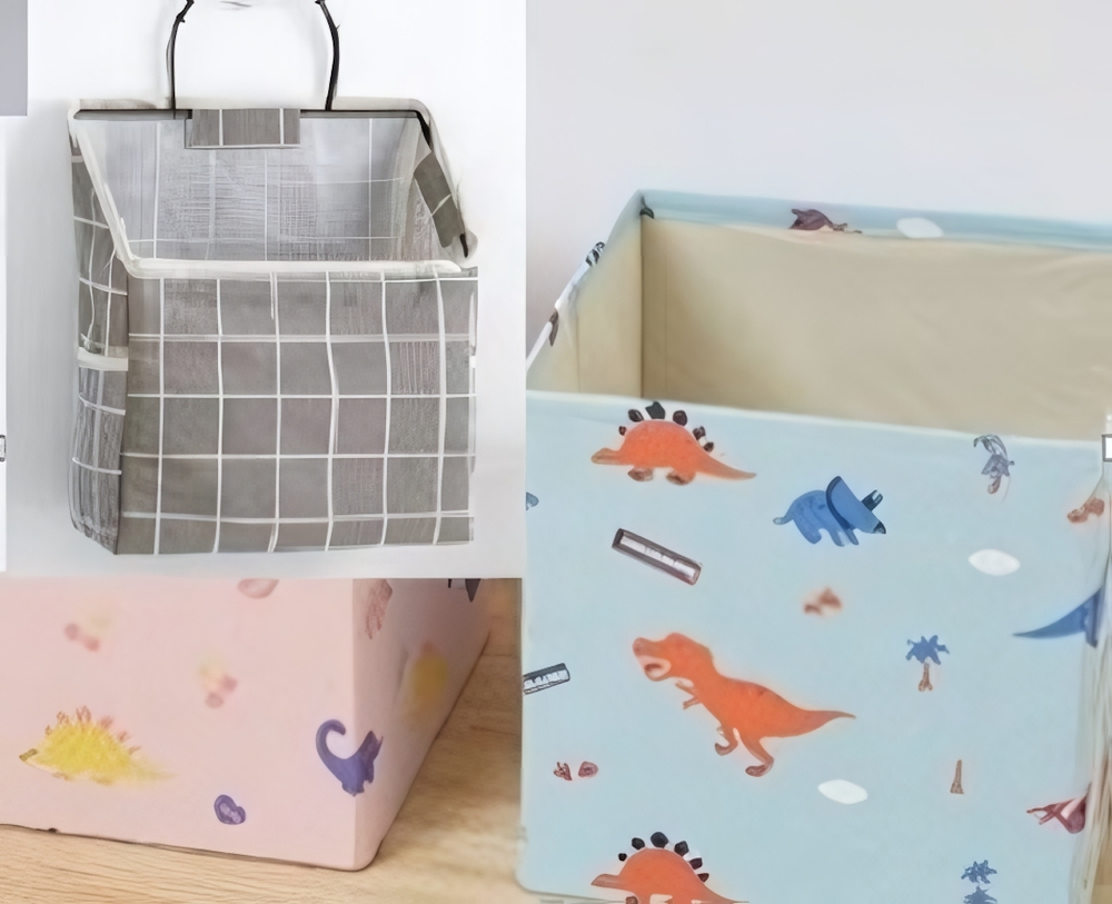 Карман настенный подвесной «ФРАТТИ БУМ», принт динозаврики, 33*23*11см (лейбл Селфи)