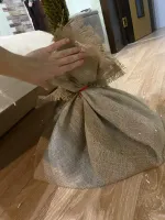 Заснеженная елка на ножке «Иветта» (Литая хвоя) от 1.1 м до 2,4 м