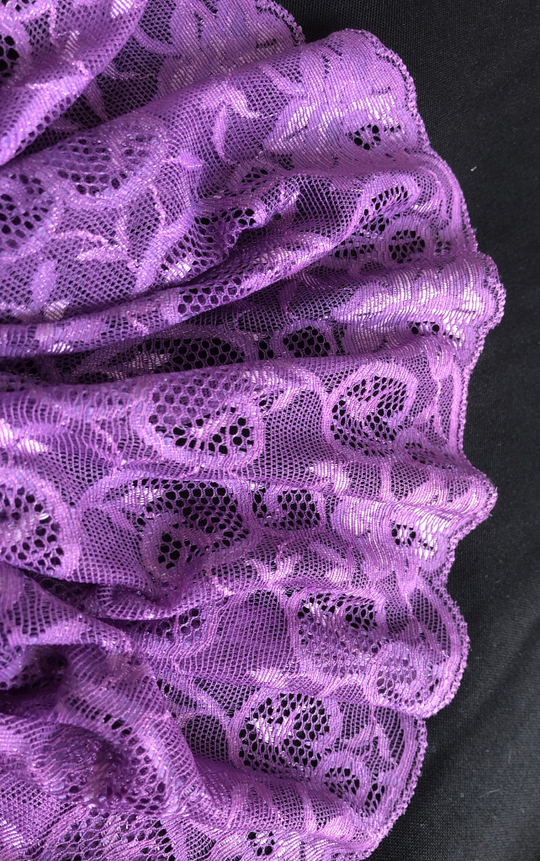 Кружево сиреневый, 16см стрейч, IFS