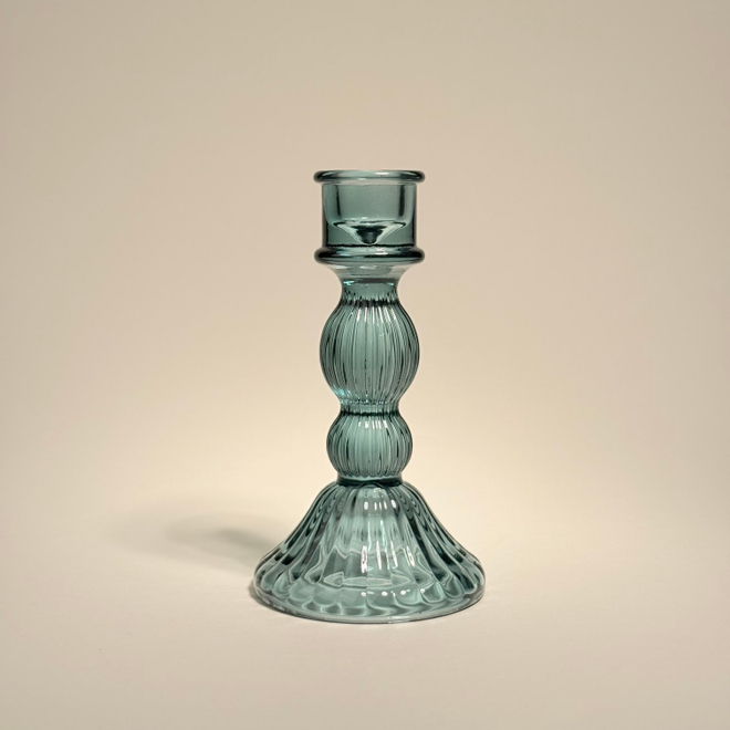 Подсвечник "Аква" , голубой