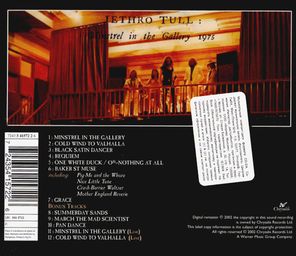 Jethro Tull / Minstrel In The Gallery (CD)