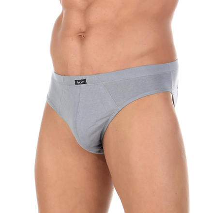 Мужские трусы слипы серые с принтом сзади Pelican MLS355