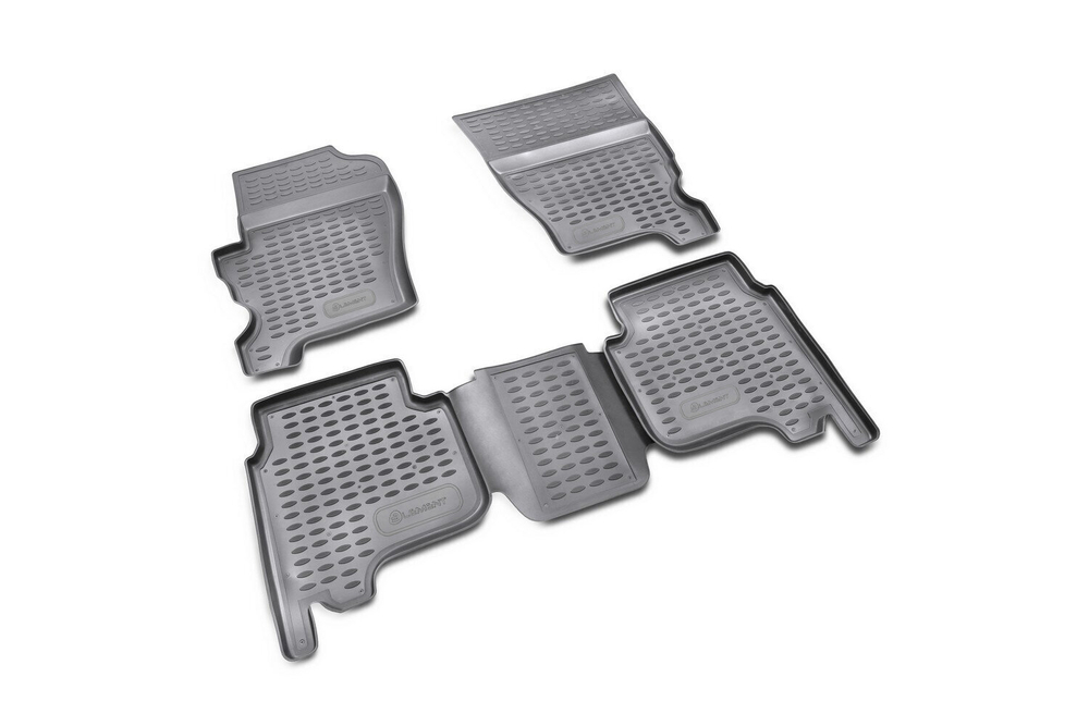Коврики Standard, в салон LAND ROVER Discovery 3 HSE 2004- , 4 шт. (полиуретан, чёрные) Element.NLC.28.01.210