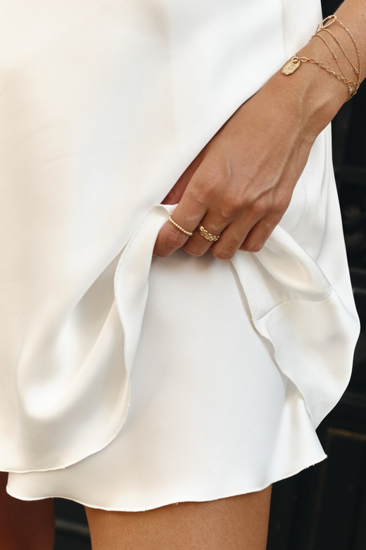 Платье мини с открытой спиной wh