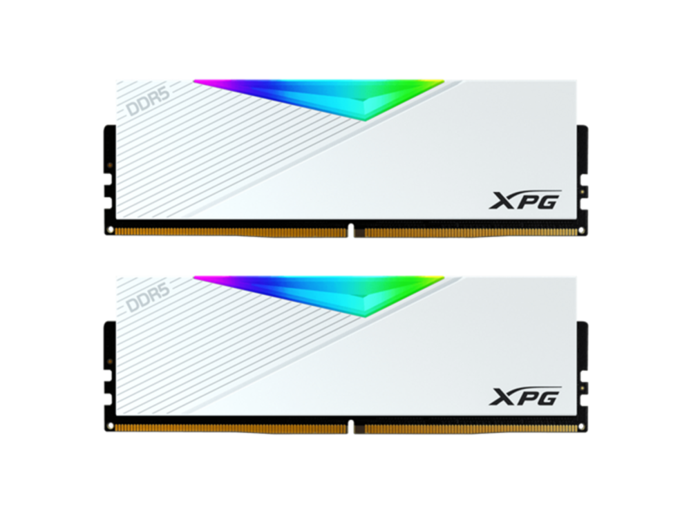 Оперативная память ADATA XPG Lancer RGB DDR5‑ 6400-7200 комплекты 32/64 ГБ (цвета: чёрный / белый)
