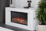Каминокомплект Line 42 SFT Stone Touch - Серый мрамор с очагом Vision 42 LED