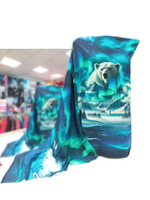 Футер 2х нитка петля Полярный Мишка высота 80см