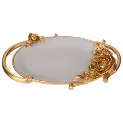 ПОДНОС ДЕКОРАТИВНЫЙ КОЛЛЕКЦИЯ "РОКОКО", 23,9*17,2*3,7CM