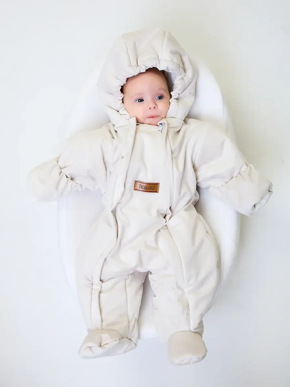 Конверт на выписку новорождённому зимний